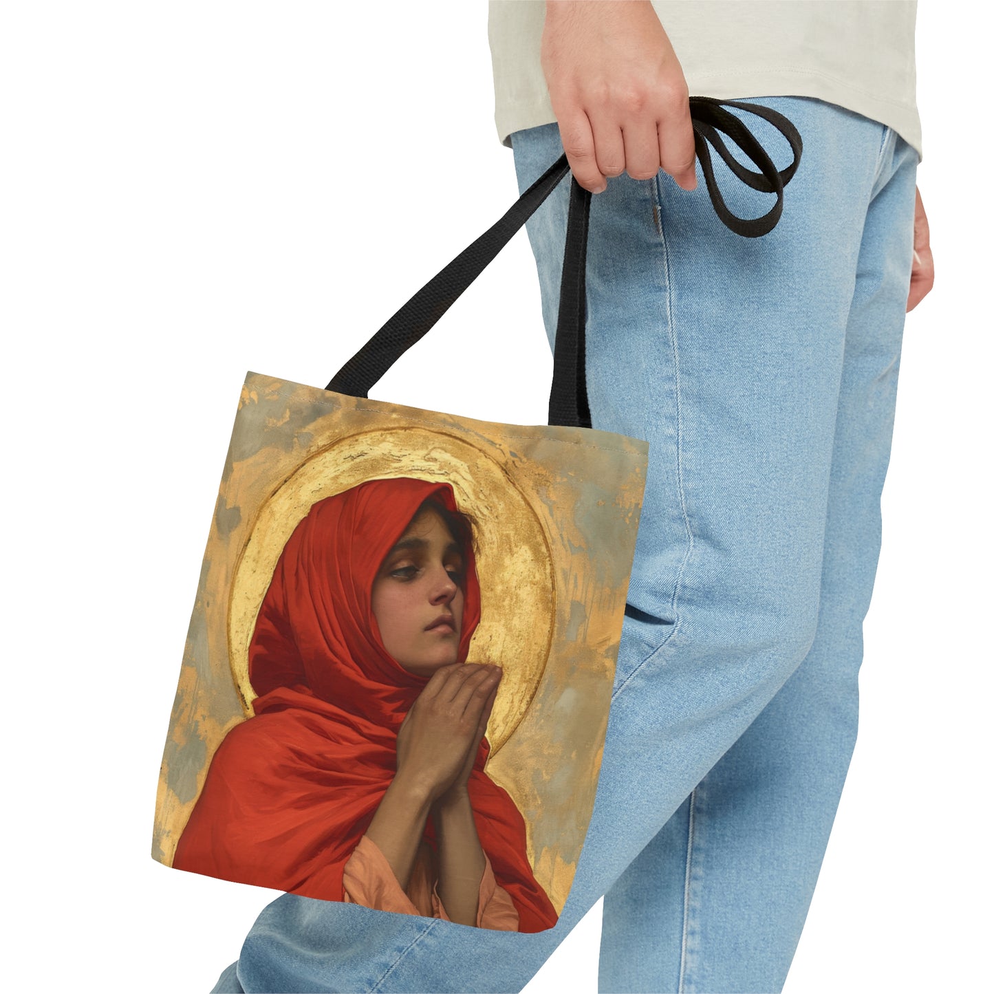 Saint Laura of Cordoba Tote Bag - Large Medium Small Faith Art Bag - Catholic Faith Purse - Religious - Prayer Bag