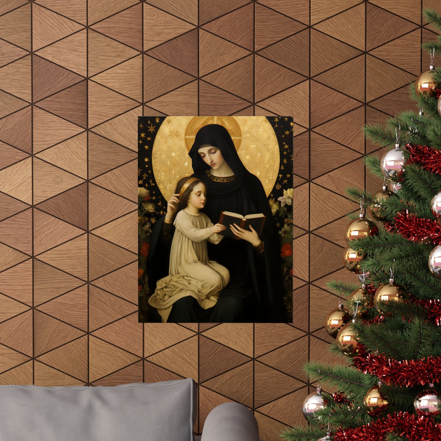 Saint Marcellina - Sanctified Souls Print - Multiple Sizes - Premium Matte Vertical Posters