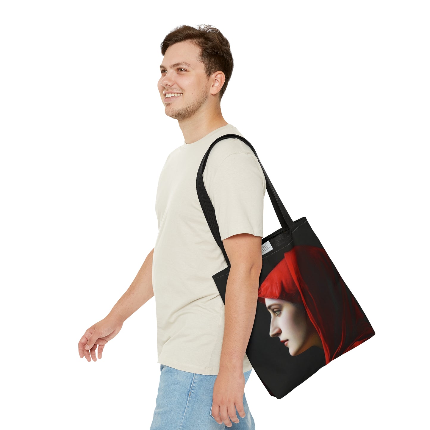 Saint Fabiola Tote Bag - Large Medium Small Faith Art Bag - Re usable Tote Purse - Double Sided - Catholic Art Bag