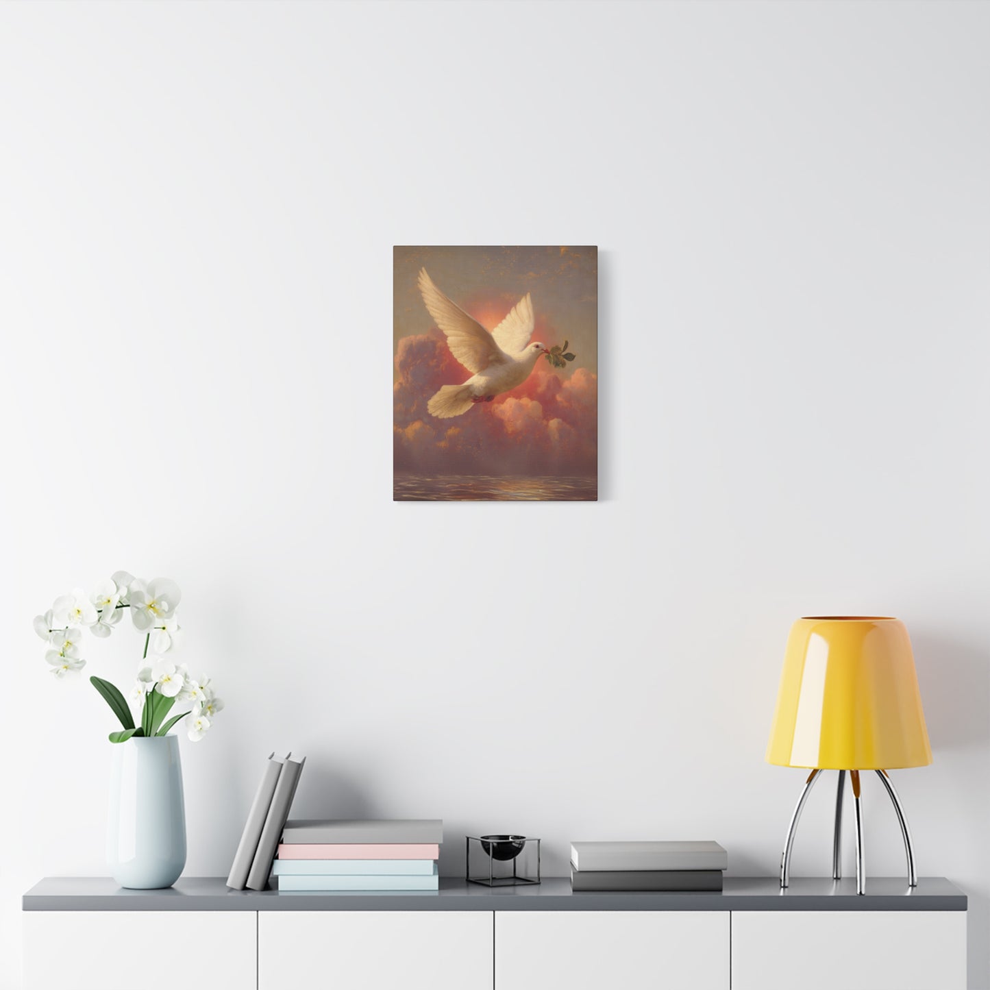 The Spirit Who Restored the Horizon - Holy Spirit - The Dove- Gallery Wrapped Canvas - Print - Religious Art for your Home - Catholic