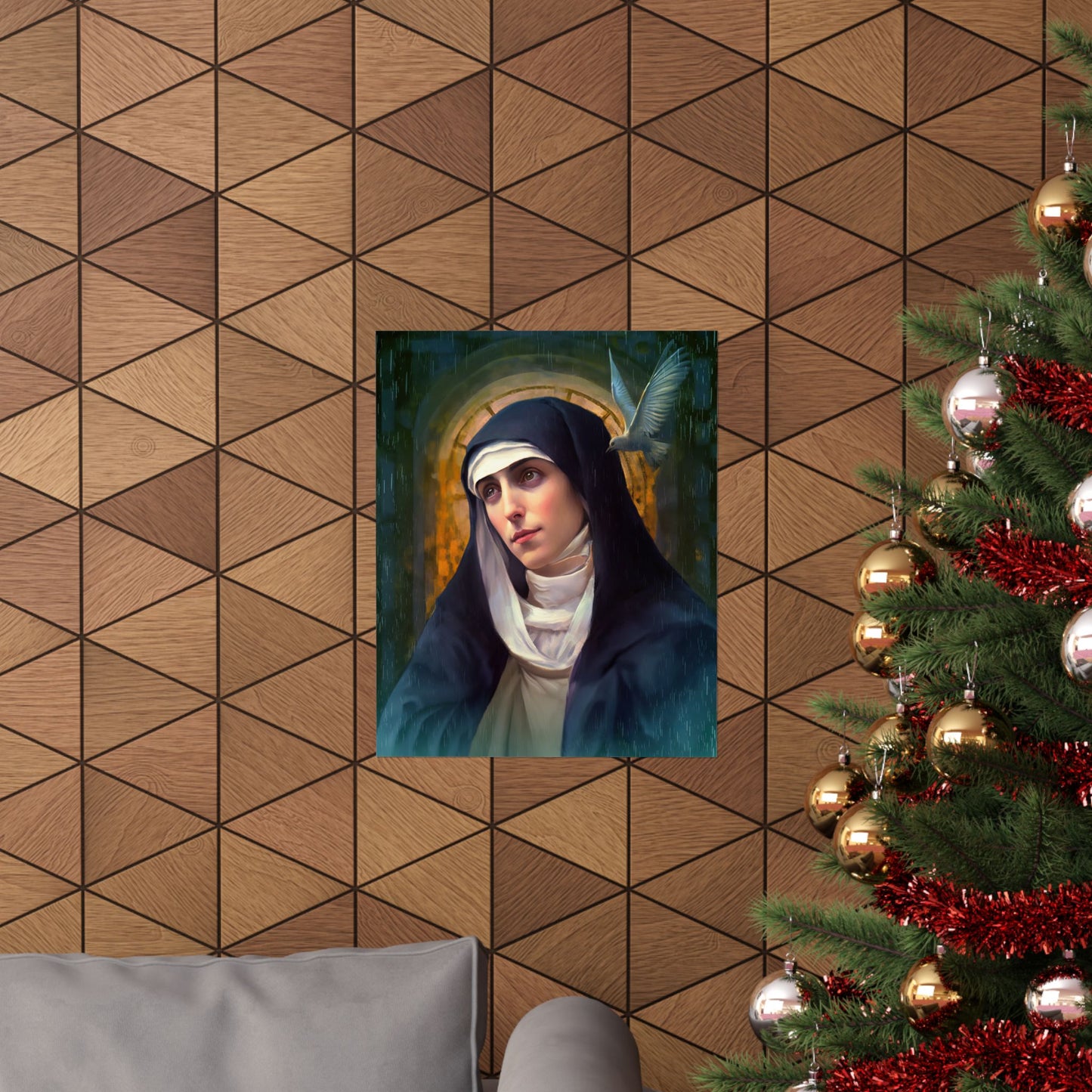 Saint Teresa of Ávila Print - Sanctified Souls Print - Multiple Sizes - Premium Matte Vertical Posters