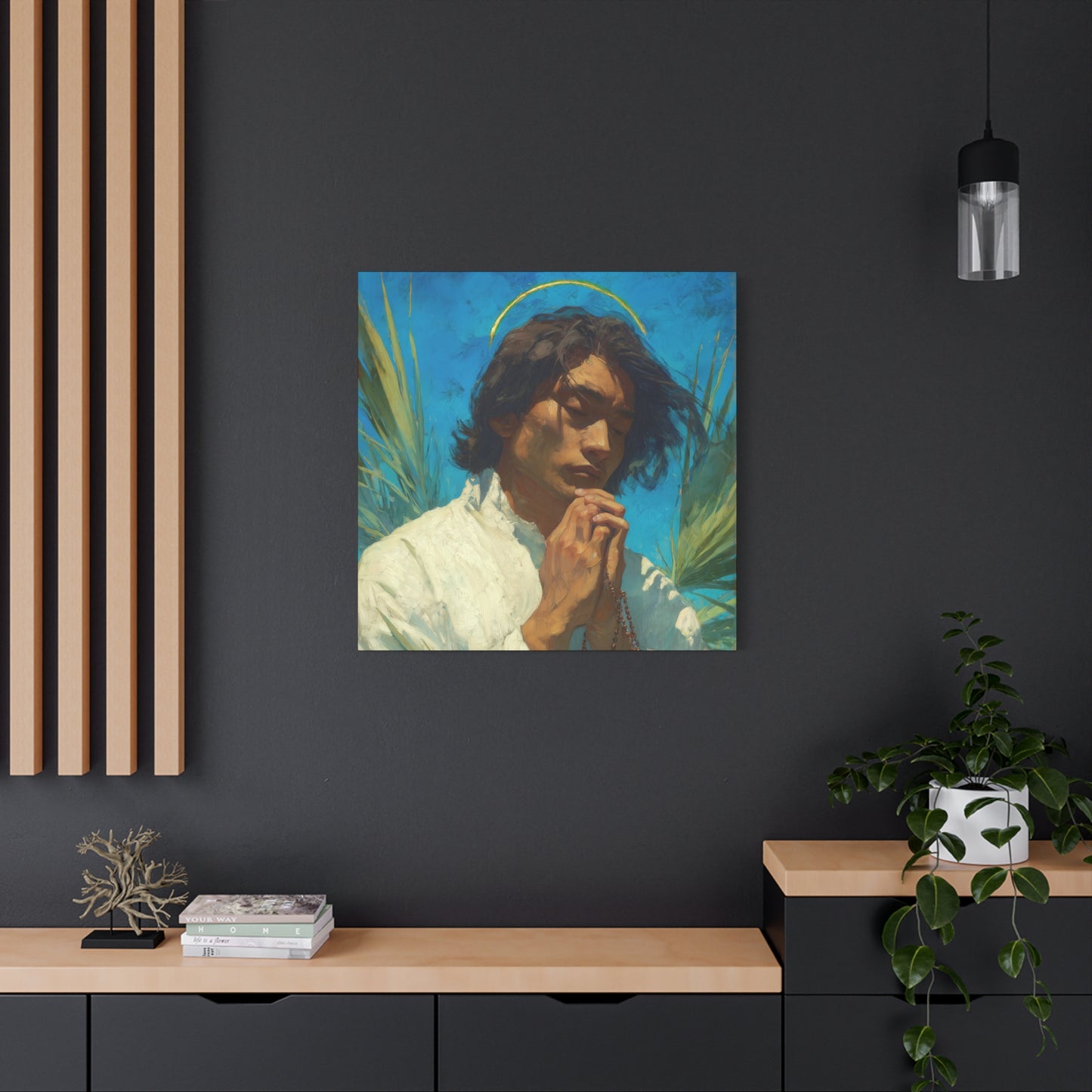 Saint Lorenzo Ruiz - Multiple Sizes - Catholic Home art - Museum Wrapped Canvas - Sanctified Souls Print - Catholic Martyr Art