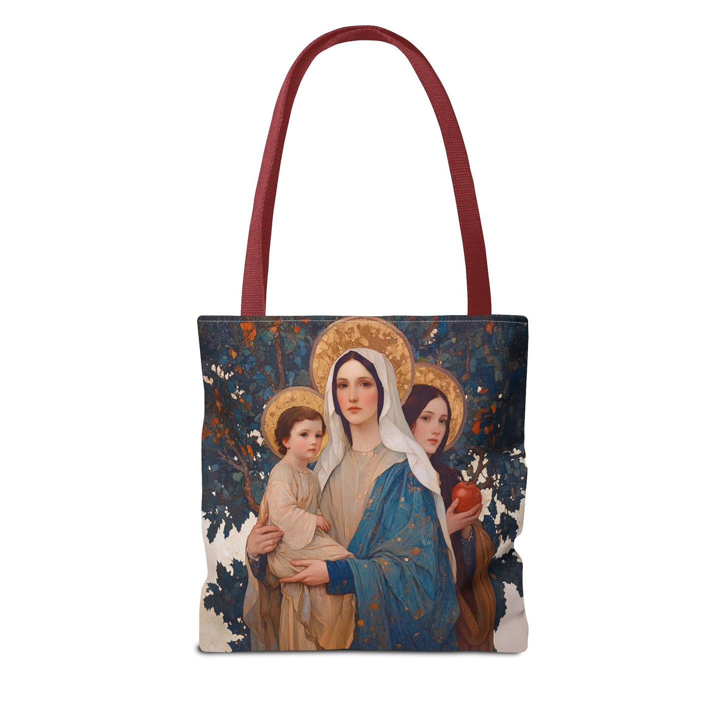 New Eve / Mary, The New Eve - Mother Mary Title - Marian Art - Tote Bag - Large Medium Small Faith Art Bag - Tote Purse