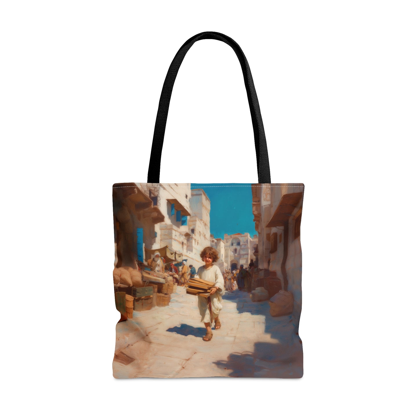 Nazareth and the Hidden Light of Christ - Tote Bag - Large Medium Small Faith Art Bag - Catholic Faith Purse