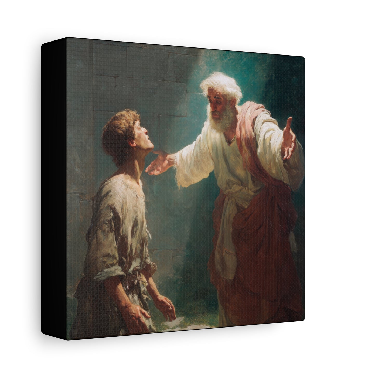 Homecoming of the Prodigal Son - Gallery Wrapped Canvas - Print - Religious Art for your Home - Catholic Art Print