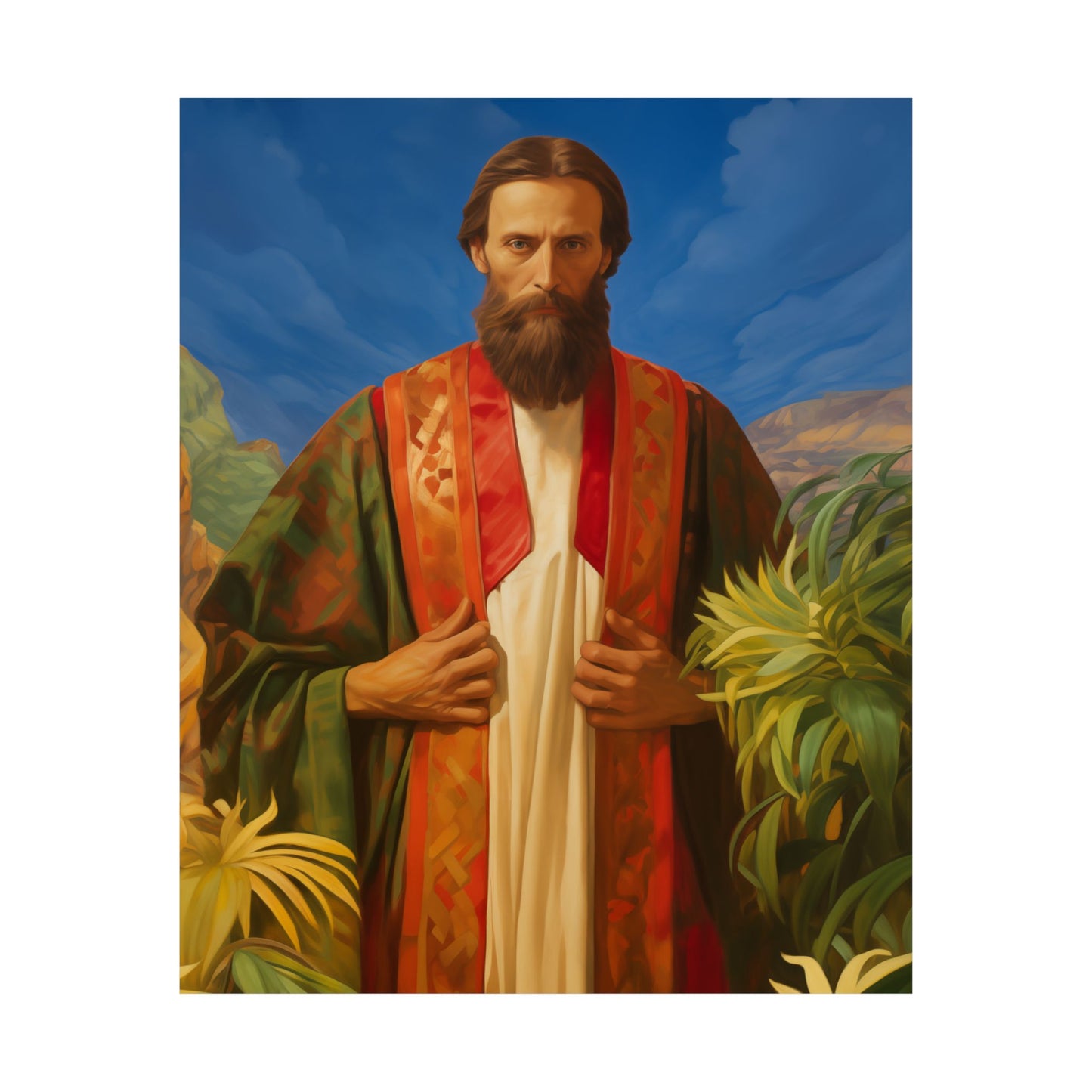 Saint John the Baptist - Sanctified Souls Print - Multiple Sizes - Premium Matte Vertical Posters