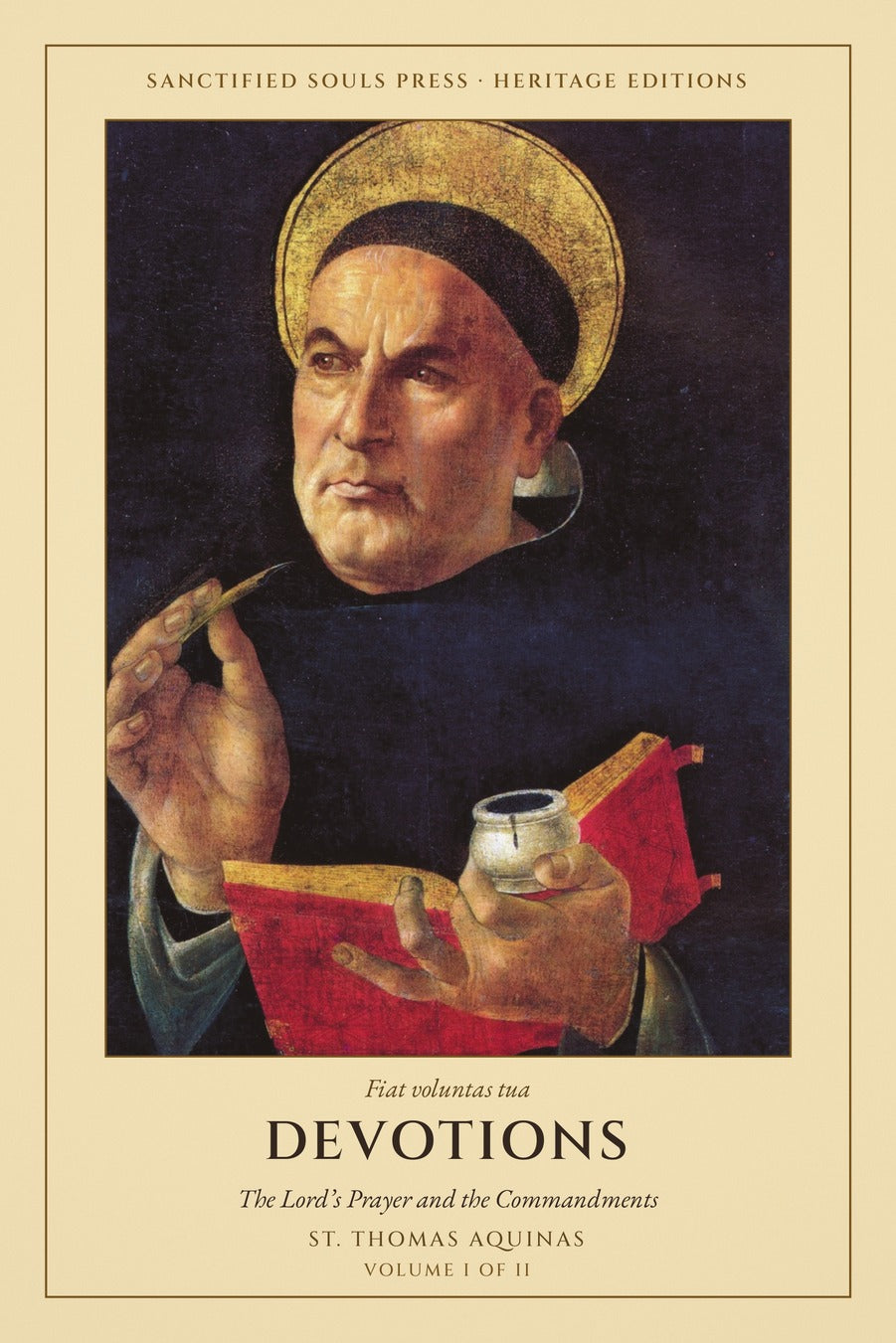 Devotions of Saint Thomas Aquinas, Volume I, the Lord's Prayer and the Commandments, front cover