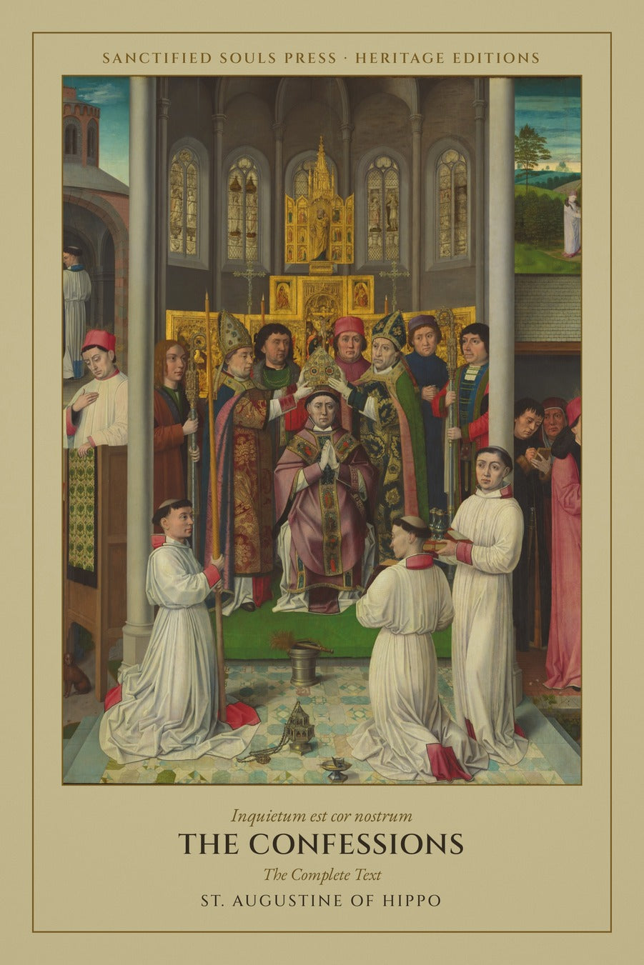 The Confessions of Saint Augustine, Sanctified Souls Press Heritage Editions, front cover