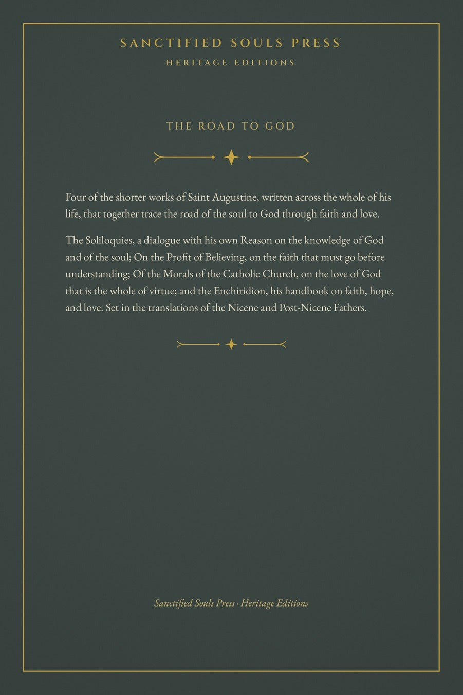 Four Treatises, back cover