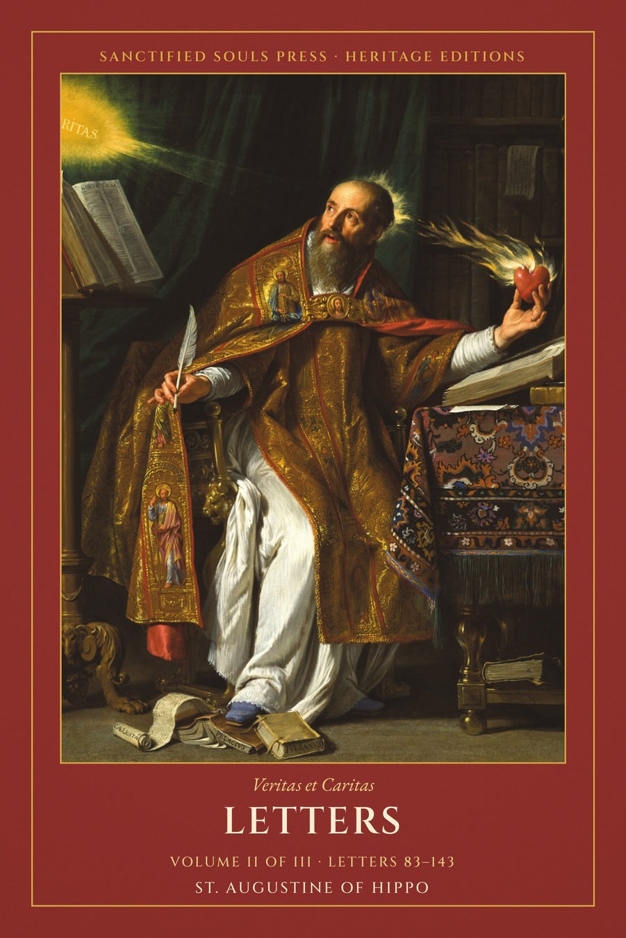 Letters of Saint Augustine, Volume II of III, front cover