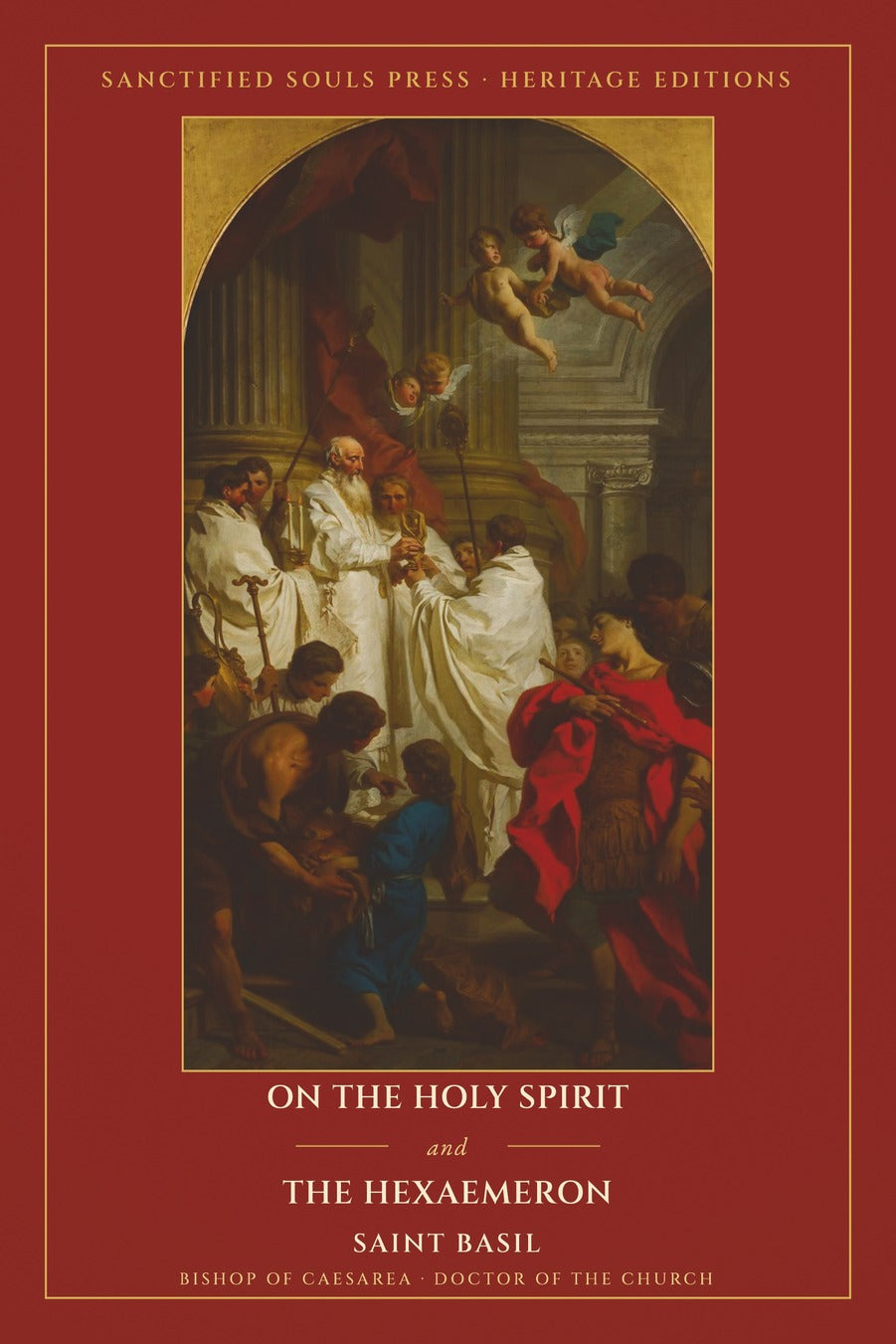 On the Holy Spirit and The Hexaemeron by Saint Basil the Great, front cover