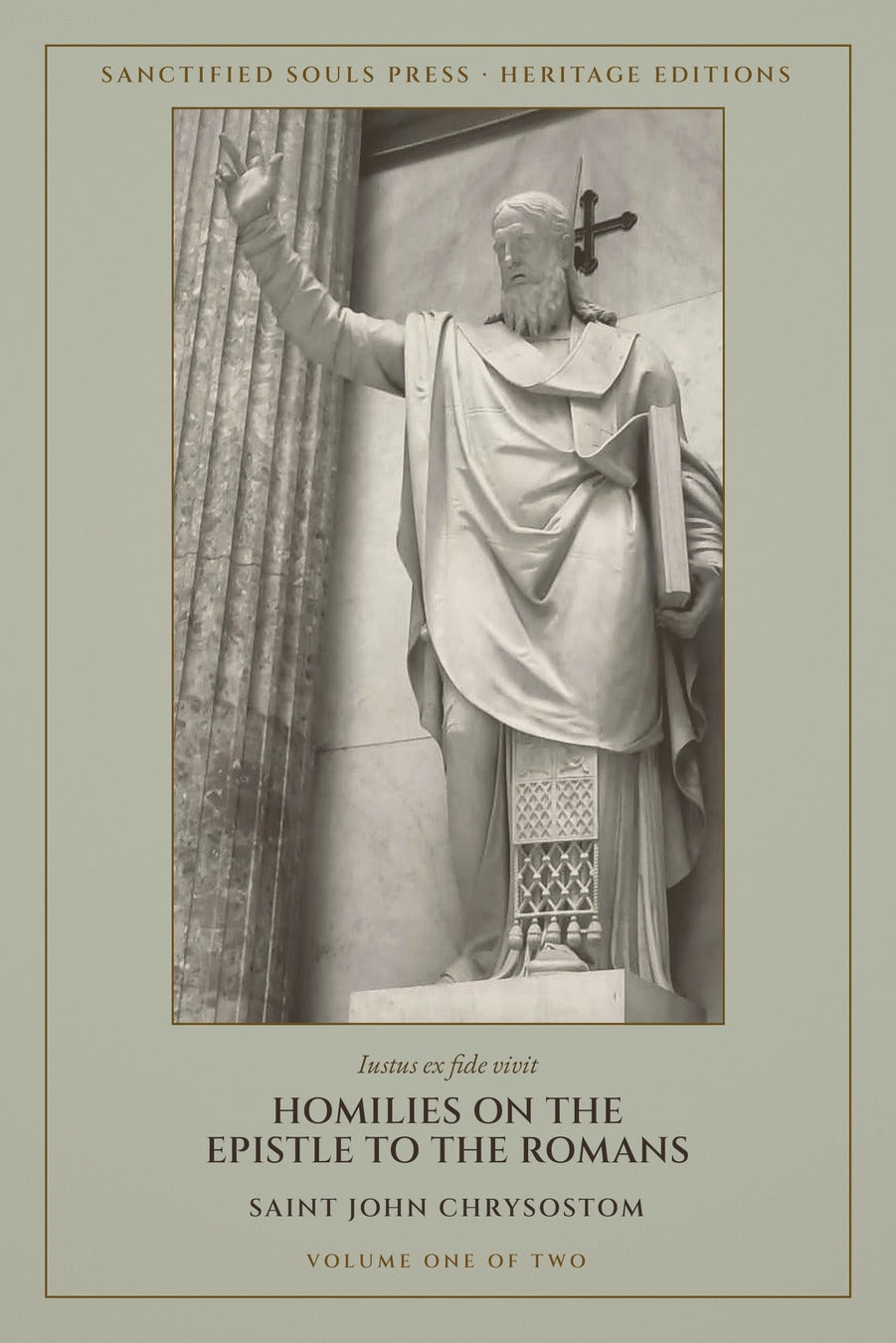 Homilies on the Epistle to the Romans, Volume One, by Saint John Chrysostom, front cover