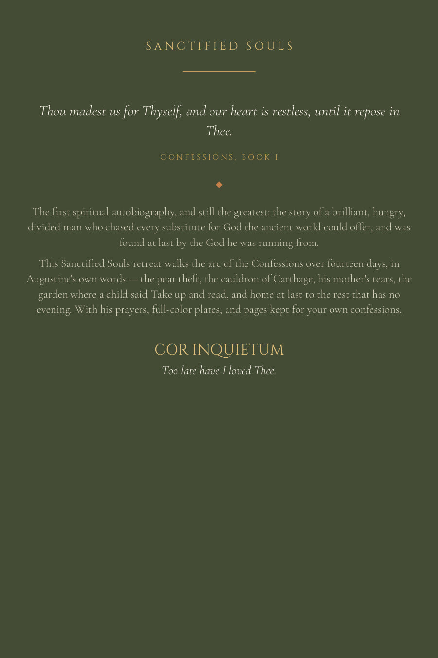 Cor Inquietum, back cover