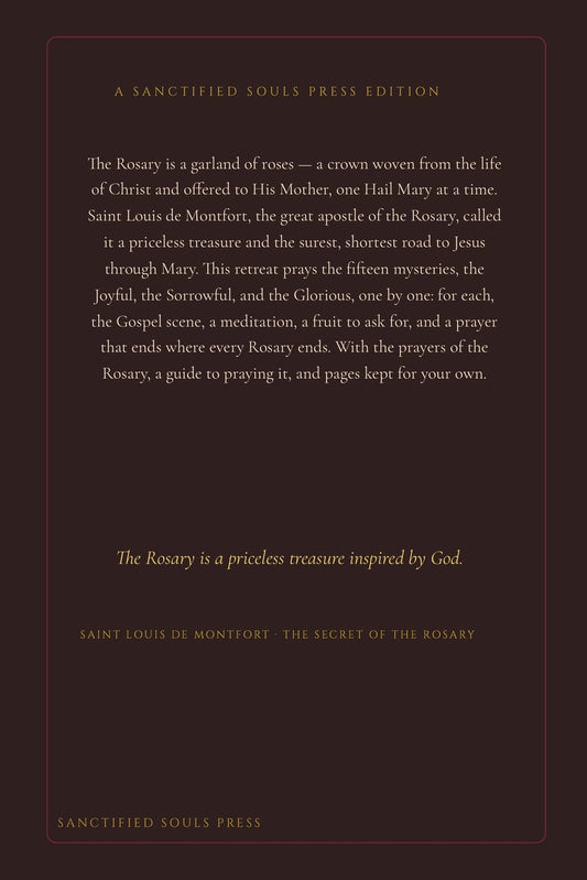 A Crown of Roses, back cover