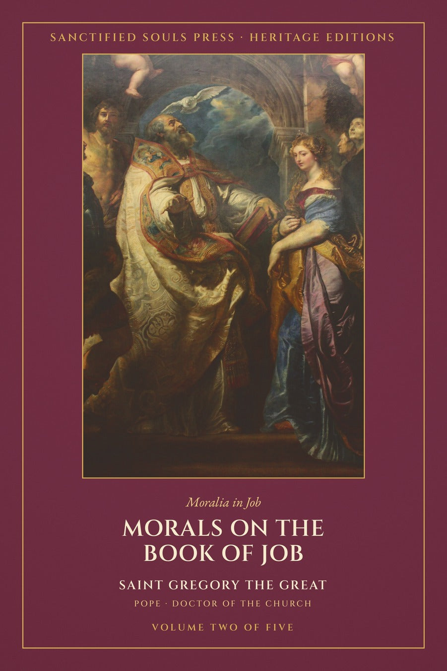 Morals on the Book of Job, Volume Two, by Saint Gregory the Great, front cover
