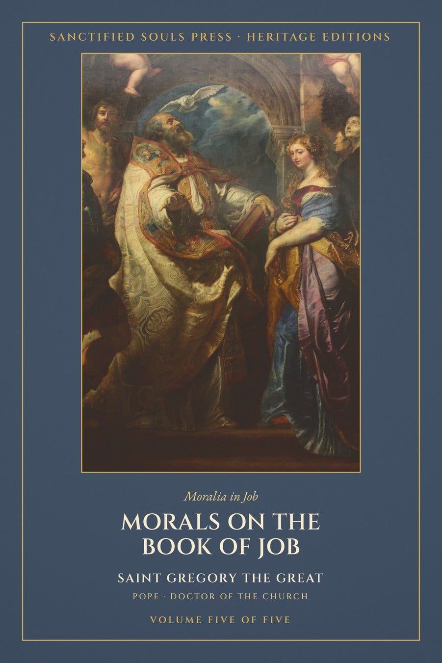 Morals on the Book of Job, Volume Five, by Saint Gregory the Great, front cover