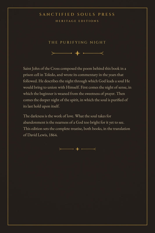 The Dark Night of the Soul, back cover