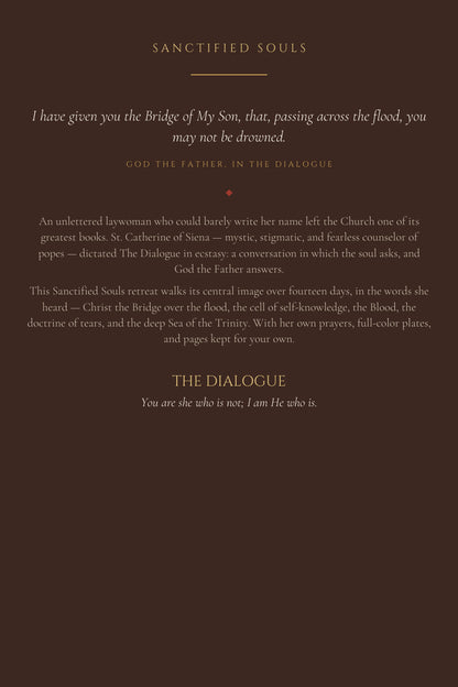 The Dialogue, back cover
