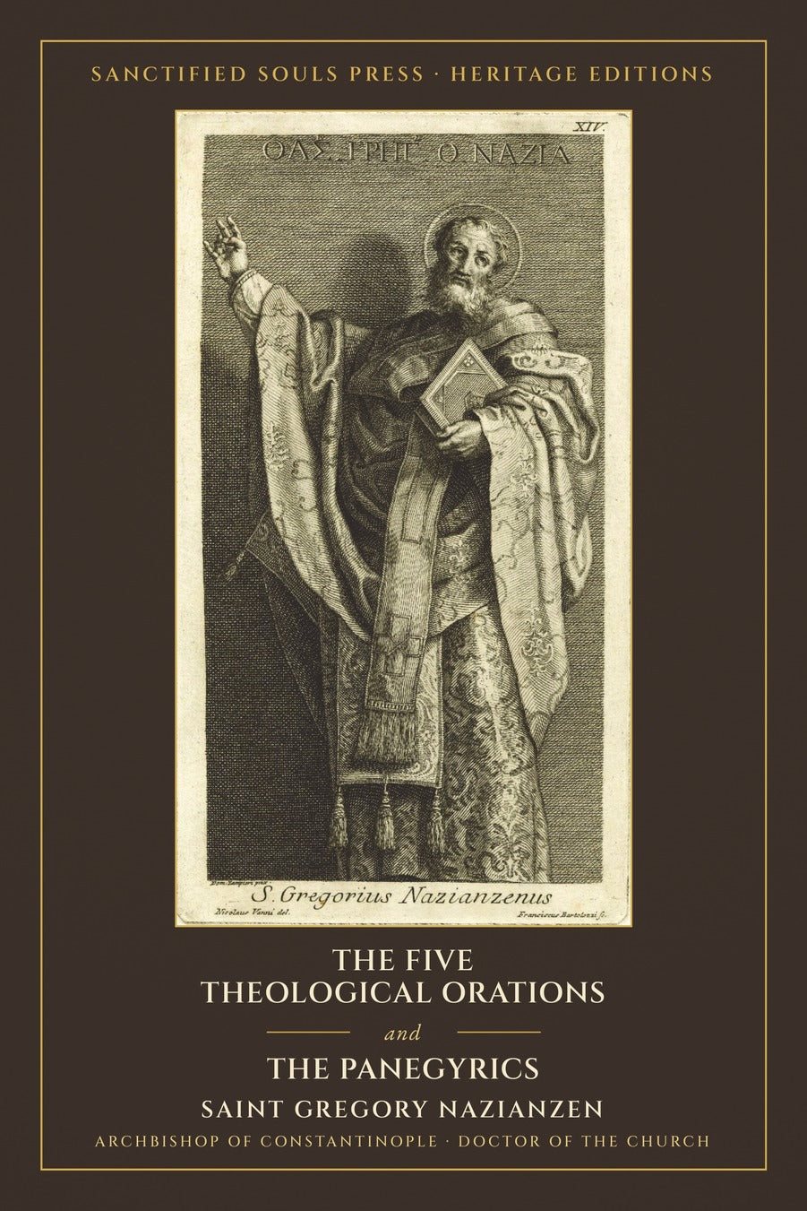The Five Theological Orations and The Panegyrics by Saint Gregory Nazianzen, front cover