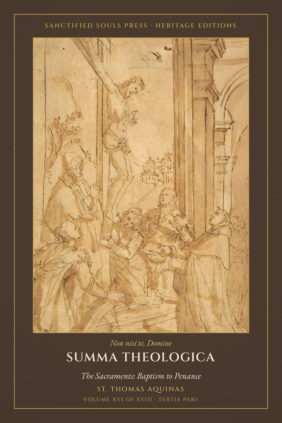 Summa Theologica, Volume XVI, The Sacraments, Baptism to Penance, front cover
