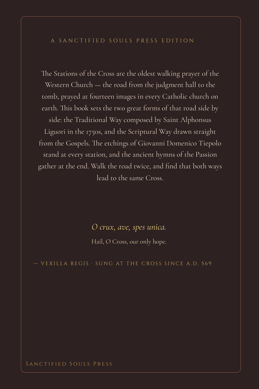 The Way of Sorrows, back cover